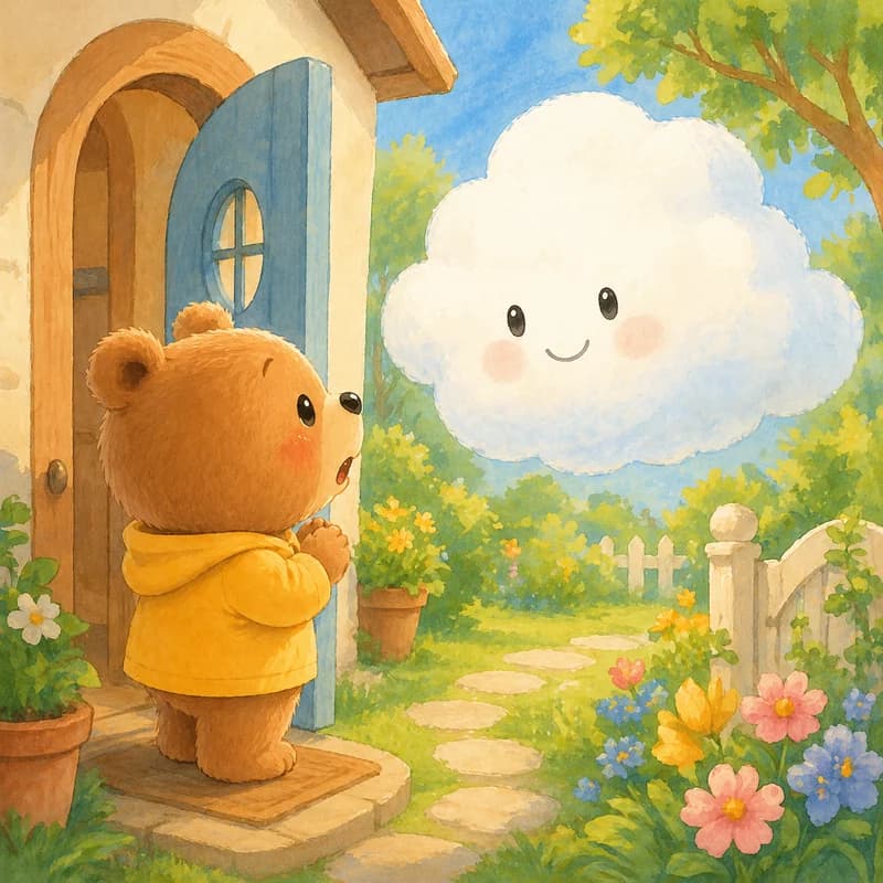 Page of a children's illustrated book made with Folio Studio